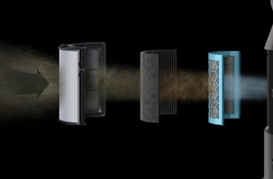 Улавливает газообразные вещества и мельчайшие частицы