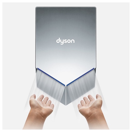 Сушилка для рук Dyson Airblade V HU02 никель - 2