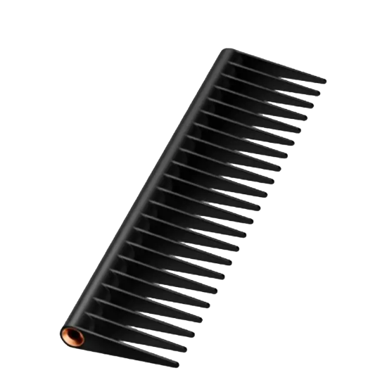 Расческа с редкими зубьями Dyson медный - 0